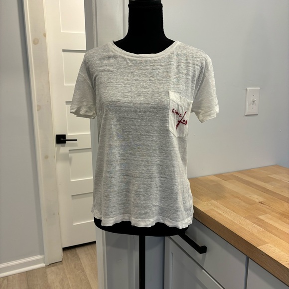 Banner Day Tops - Banner Day Care Free Linen Tee Size 1